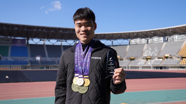 장애인아시아청소년선수권 트랙 金 이상혁, 쿠팡 포상받았다