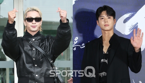 가수 태양(왼쪽부터), 배우 박보검 [사진=스포츠Q(큐) DB]
